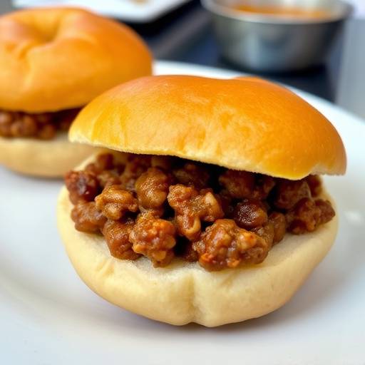 Image of a quick vetkoek filled with mince